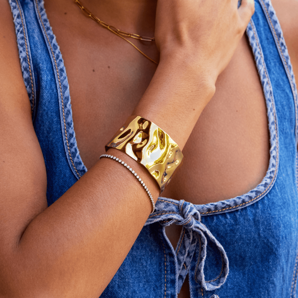 Gold-Tone Cuff Bracelet