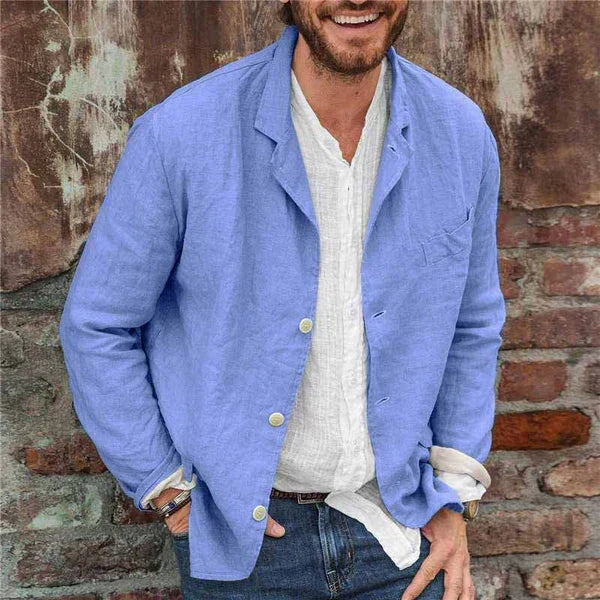 Lightweight Cotton Blazer for Men: Comfort and Style