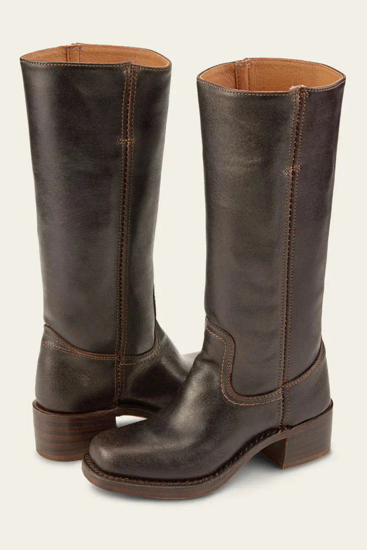 Girls' Leather Boots with Elegant Fit