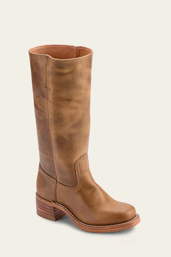 Girls' Leather Boots with Elegant Fit