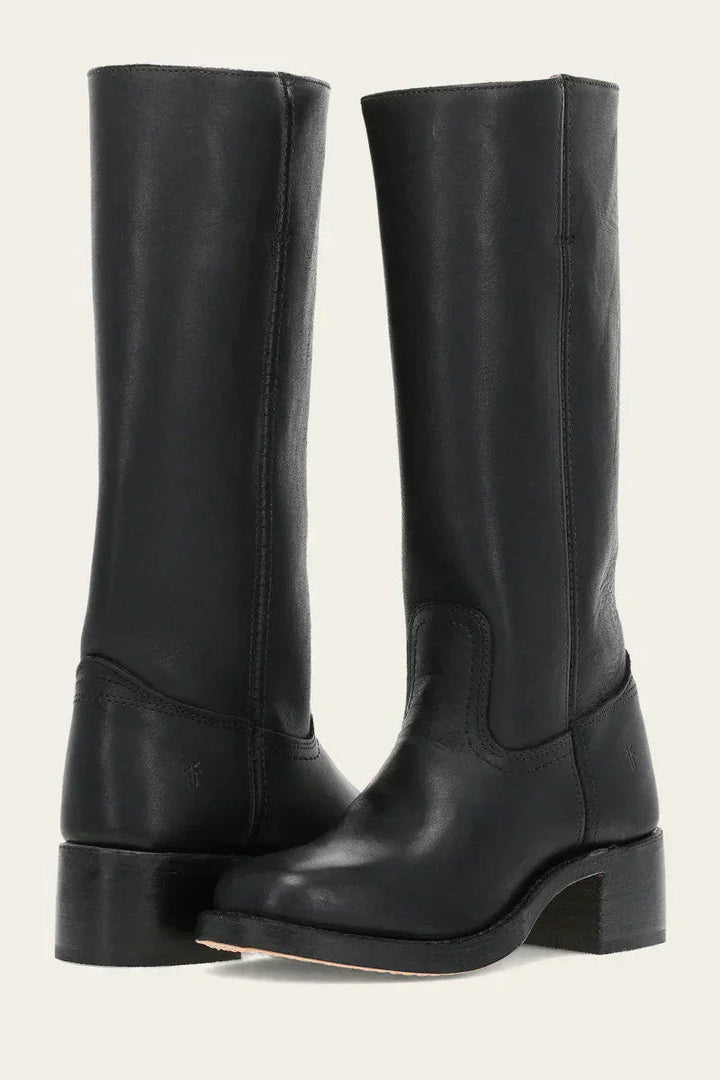 Girls' Leather Boots with Elegant Fit