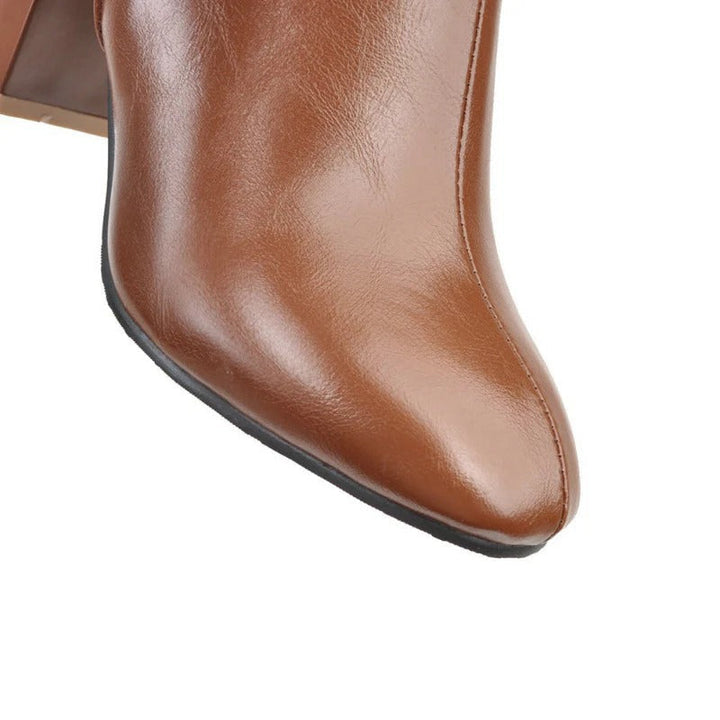 Heels Cozy with Zipper High-Quality Soft Boots Daisy