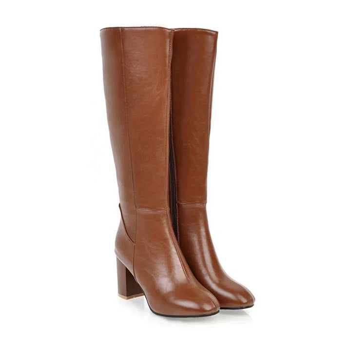 Heels Cozy with Zipper High-Quality Soft Boots Daisy