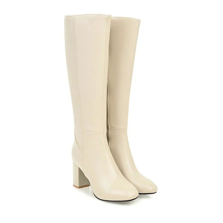 Heels Cozy with Zipper High-Quality Soft Boots Daisy