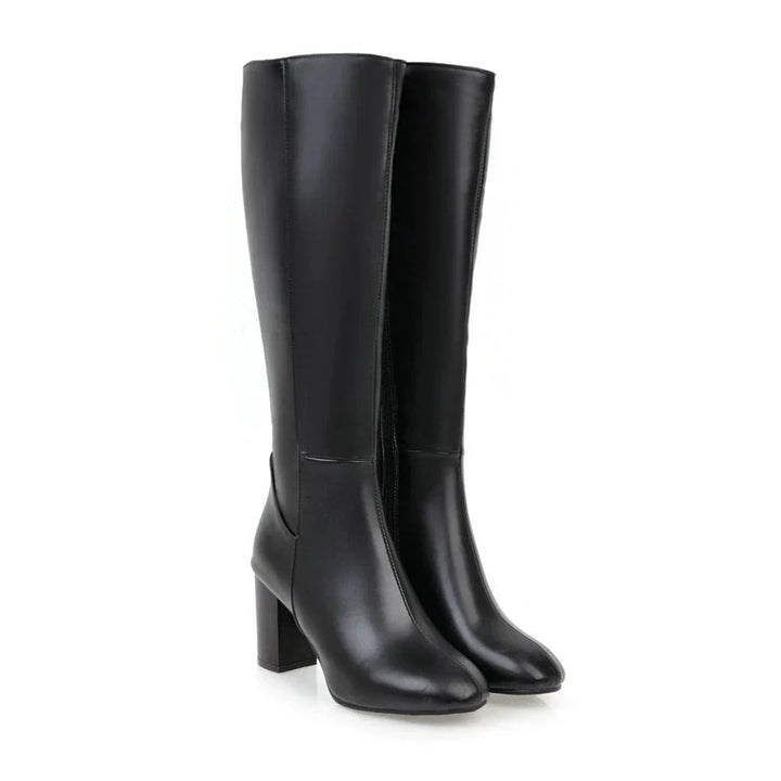 Heels Cozy with Zipper High-Quality Soft Boots Daisy