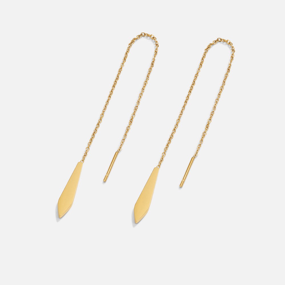 Gold-Tone Dakota Tassel Earrings