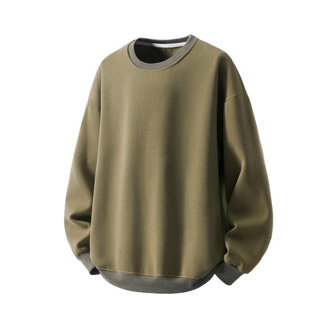 Unisex Oversized Round Neck Sweatshirt made of French Terry with Dropped Shoulder