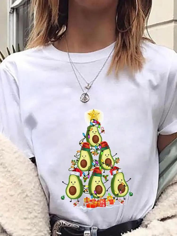 Christmas Round Neck Short Sleeve Shirt
