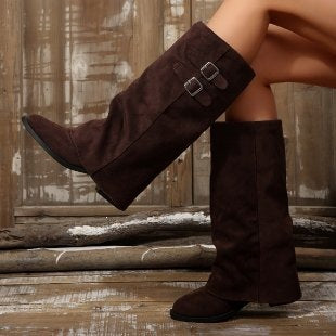 Women's High Quality Wedge Boots