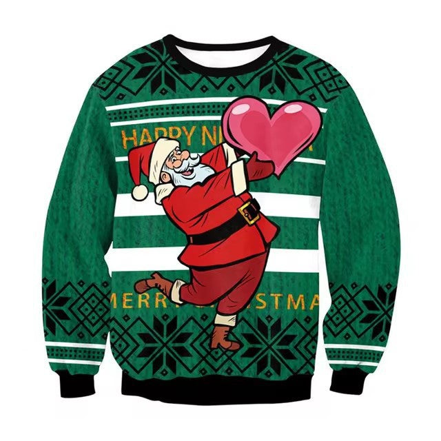 Christmas Men's Round Neck Sweater
