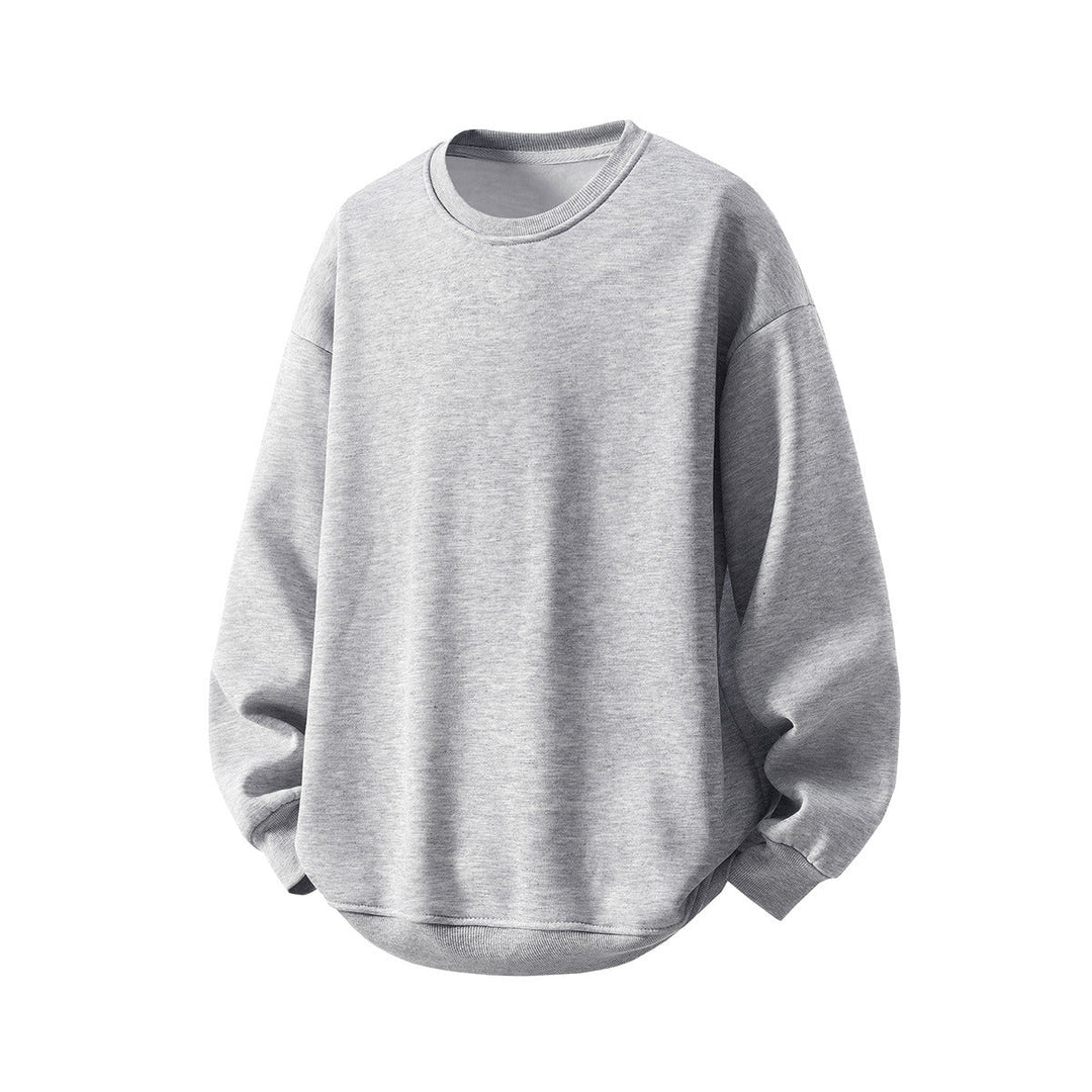 Unisex Oversized Round Neck Sweatshirt made of French Terry with Dropped Shoulder