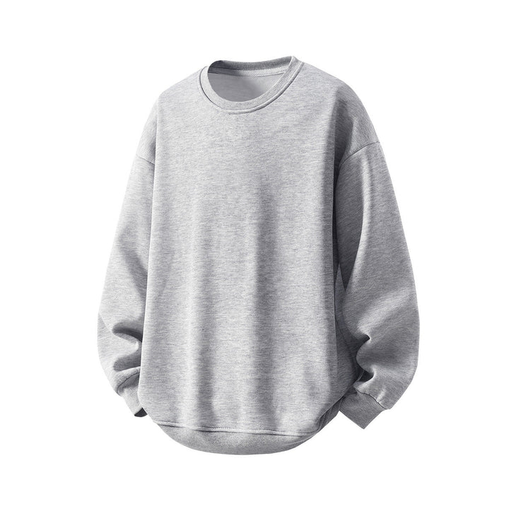 Unisex Oversized Round Neck Sweatshirt made of French Terry with Dropped Shoulder