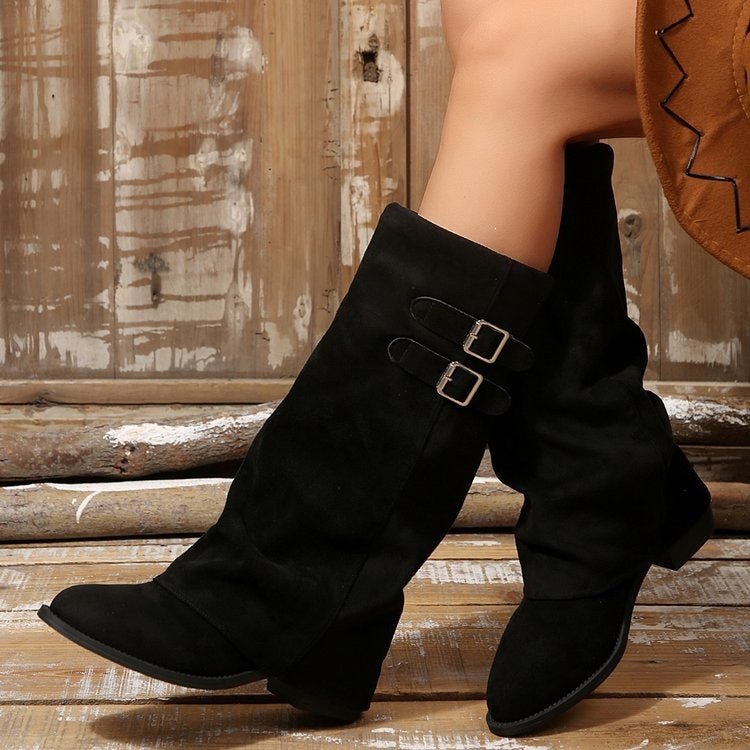 Women's High Quality Wedge Boots