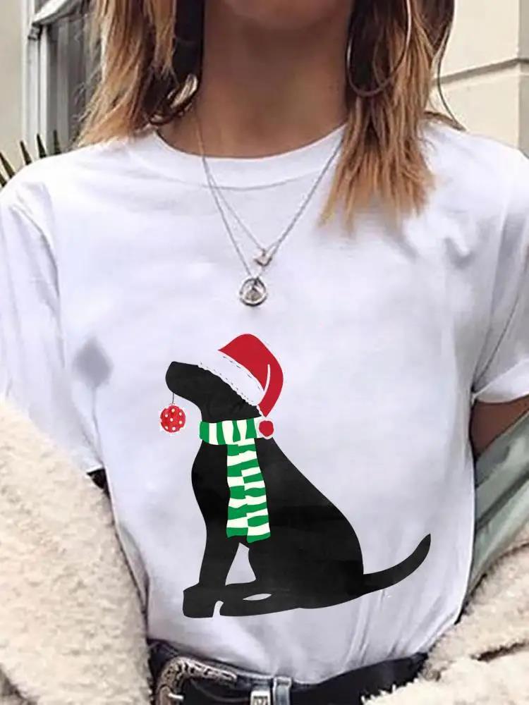 Christmas Round Neck Short Sleeve Shirt