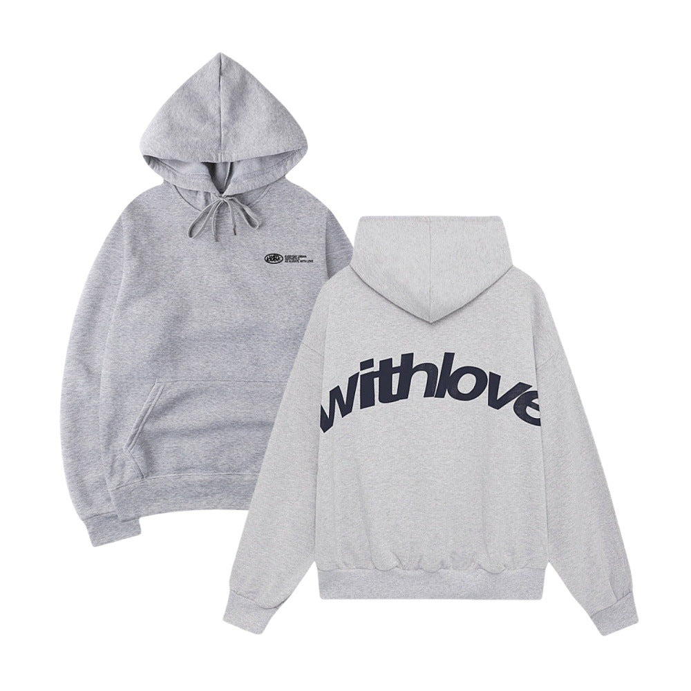 Unisex Oversized Hoodie with Large Back Print, Kangaroo Pocket and Ribbed Cuffs