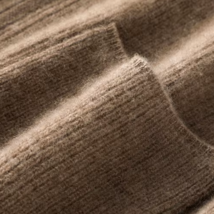 Women's Merino Cardigan with Zipper and Long Sleeves