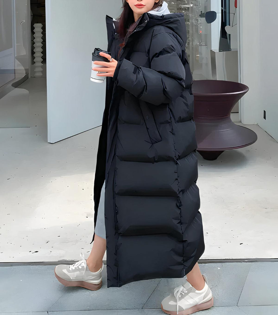 Women's Long Water and Windproof Winter Parka