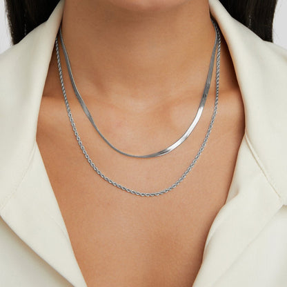Alexandra Silver-Tone Layered Necklace
