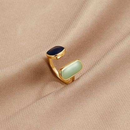 Aquamarine Blue Wrap Ring