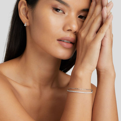 Arelia Crystal Silver-Tone Bracelet