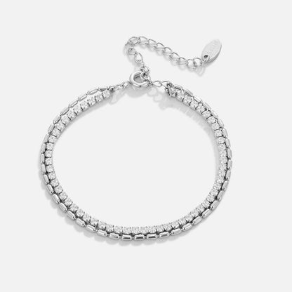 Arelia Crystal Silver-Tone Bracelet