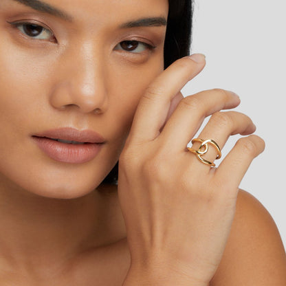 Astrid Gold-Tone Ring