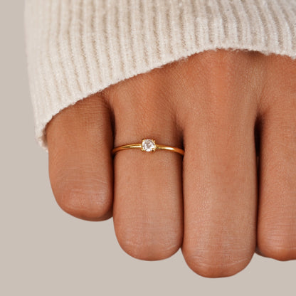Birthstone Gold-Tone Rings
