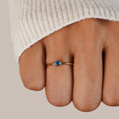 Birthstone Gold-Tone Rings