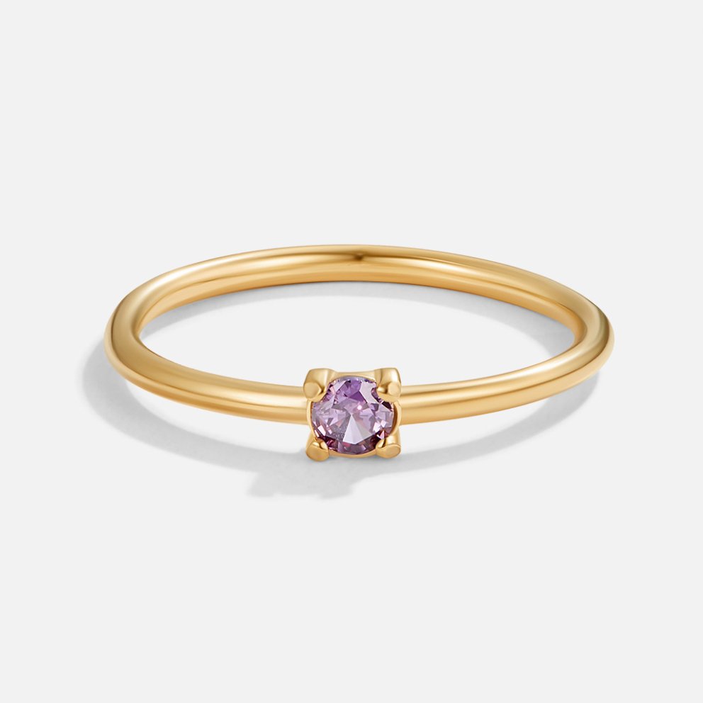Birthstone Gold-Tone Rings