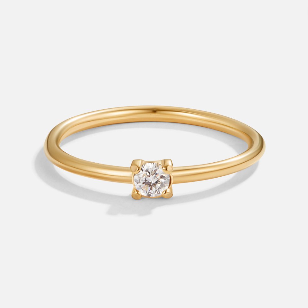Birthstone Gold-Tone Rings