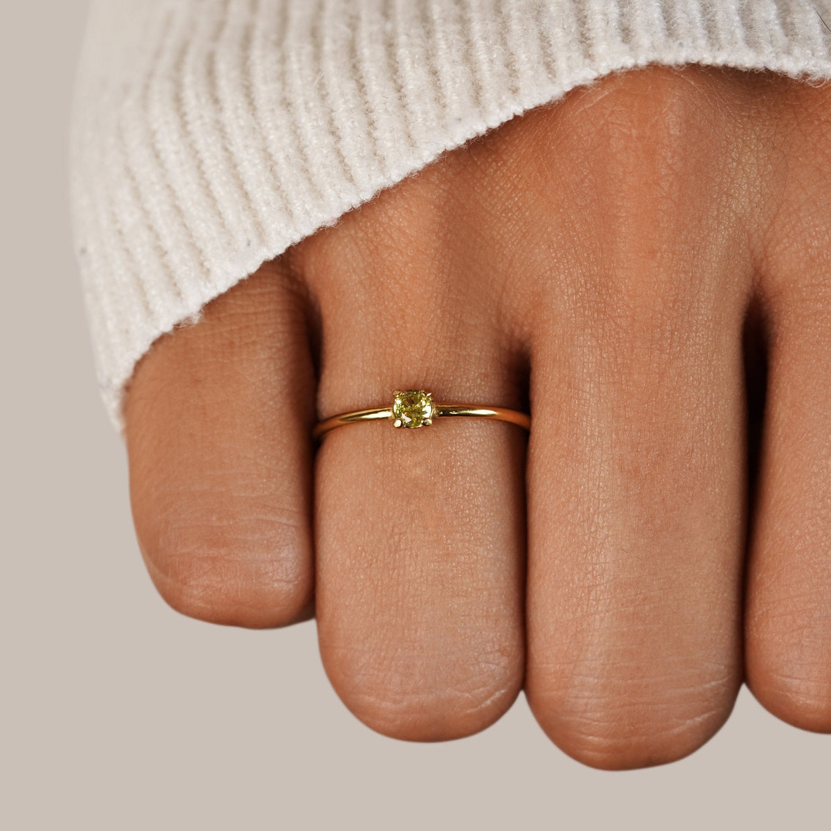 Birthstone Gold-Tone Rings