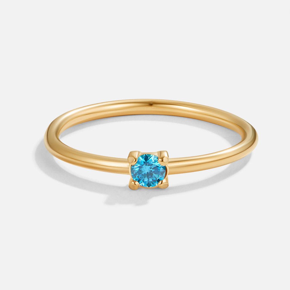 Birthstone Gold-Tone Rings