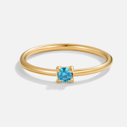 Birthstone Gold-Tone Rings