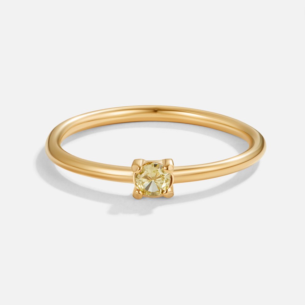 Birthstone Gold-Tone Rings