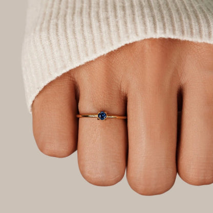 Birthstone Gold-Tone Rings