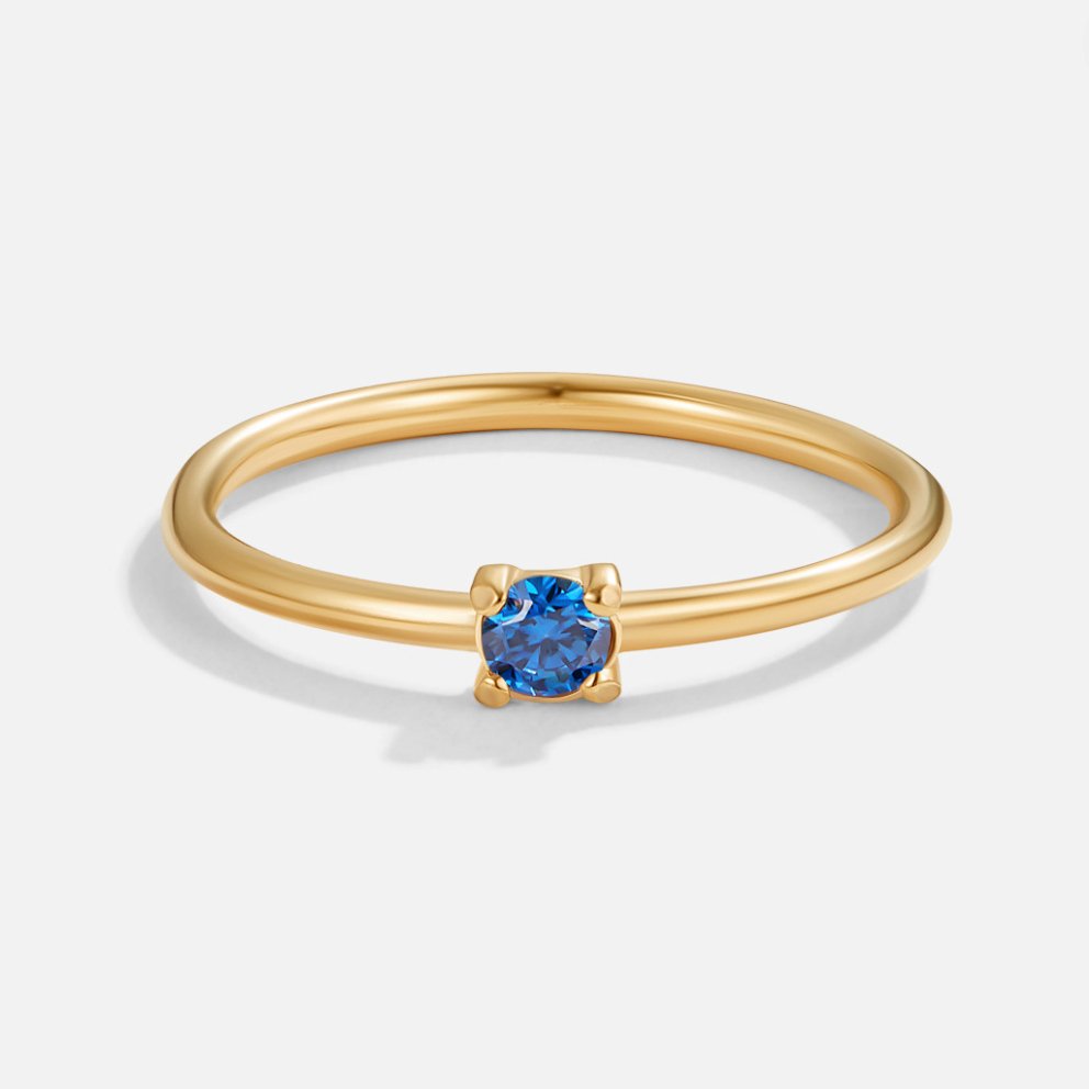 Birthstone Gold-Tone Rings