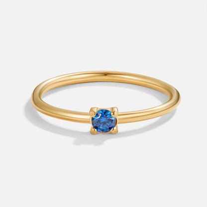 Birthstone Gold-Tone Rings