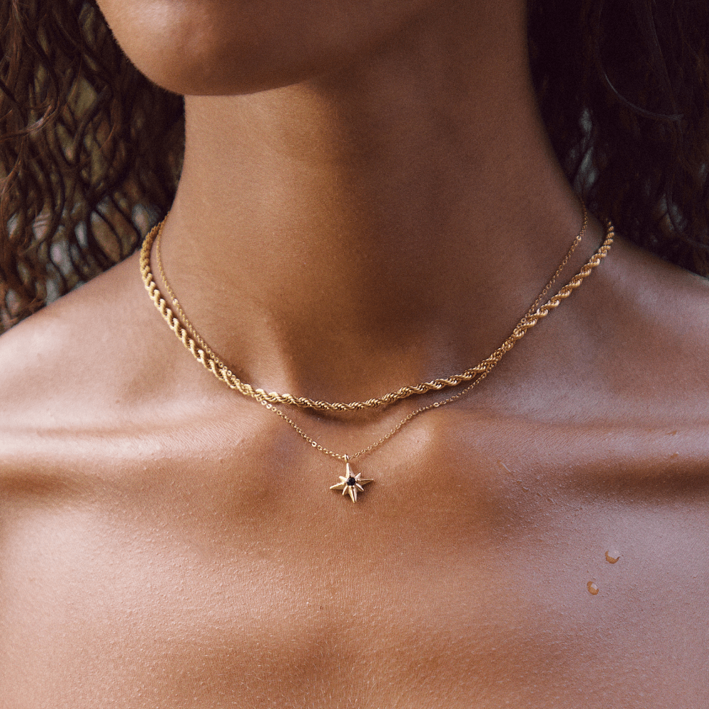 Calla Gold-Tone Twisted Chain Necklace