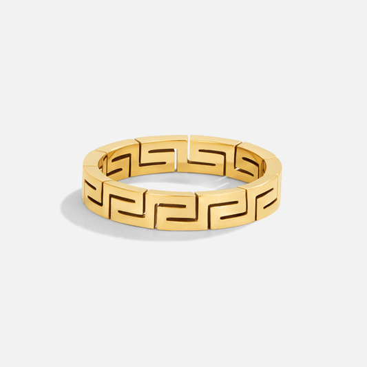Celestine Gold-Tone Hollow Ring