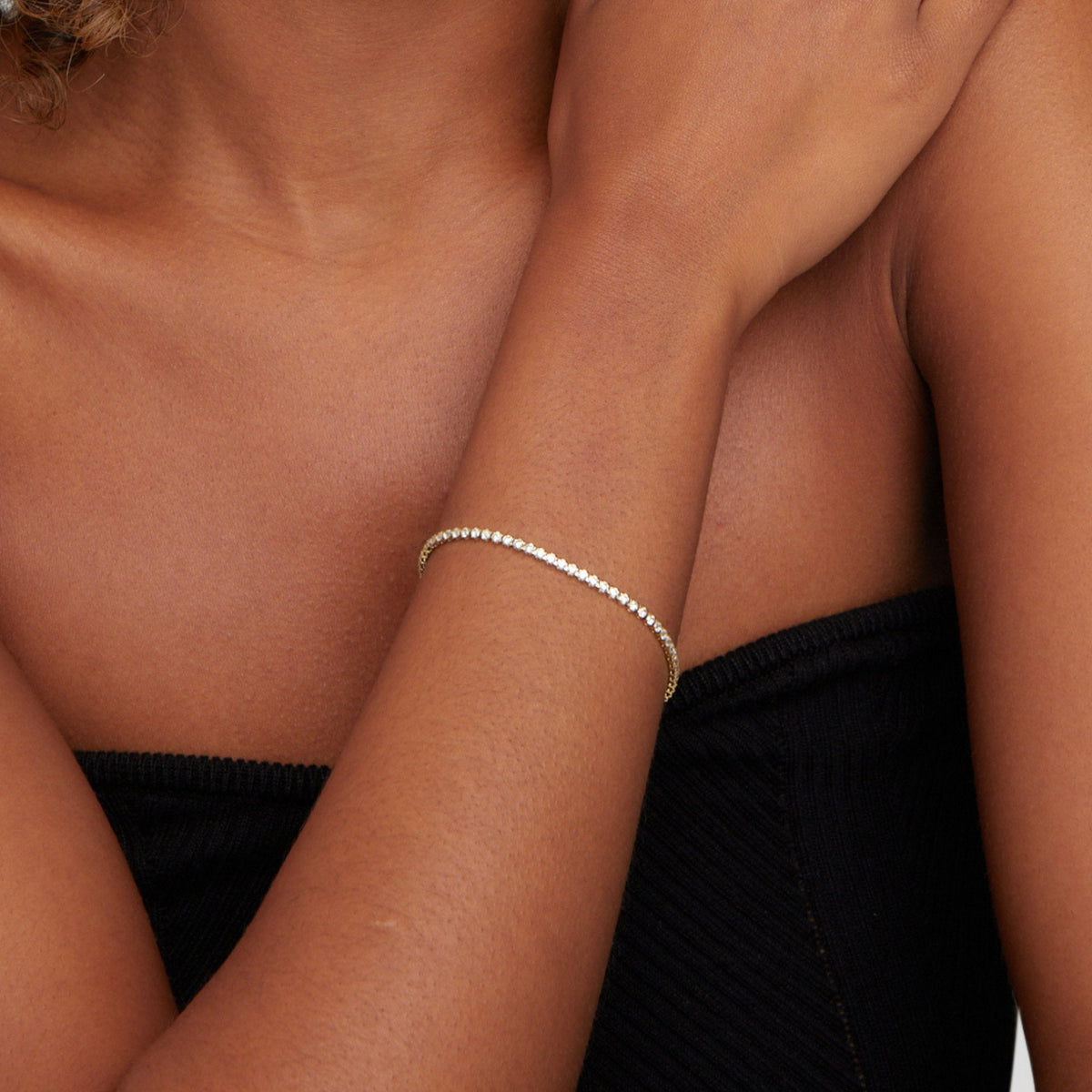 Cordelia Silver-Tone Tennis Bracelet