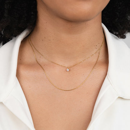 Dina Crystal & Gold-Tone Layered Necklace