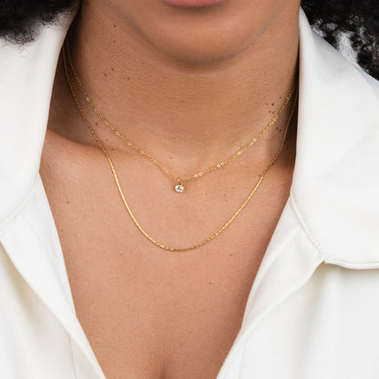 Dina Crystal & Gold-Tone Layered Necklace