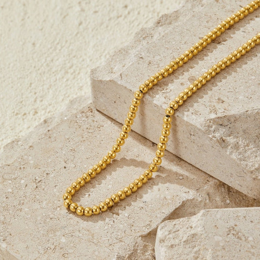 Elena Gold-Tone Ball Chain Necklace
