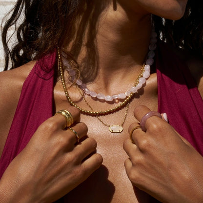 Elena Gold-Tone Ball Chain Necklace