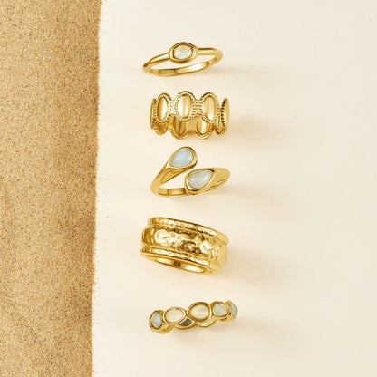 Elise Moonstone-Effect Ring
