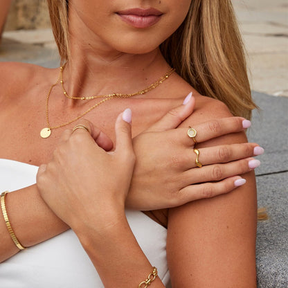 Ember Stone Gold-Tone Ring