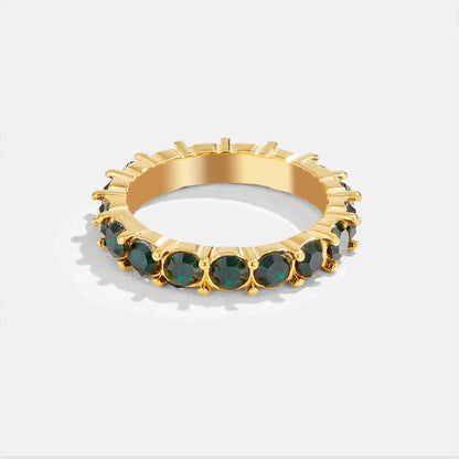 Emerald Green Beauty Crystal Ring
