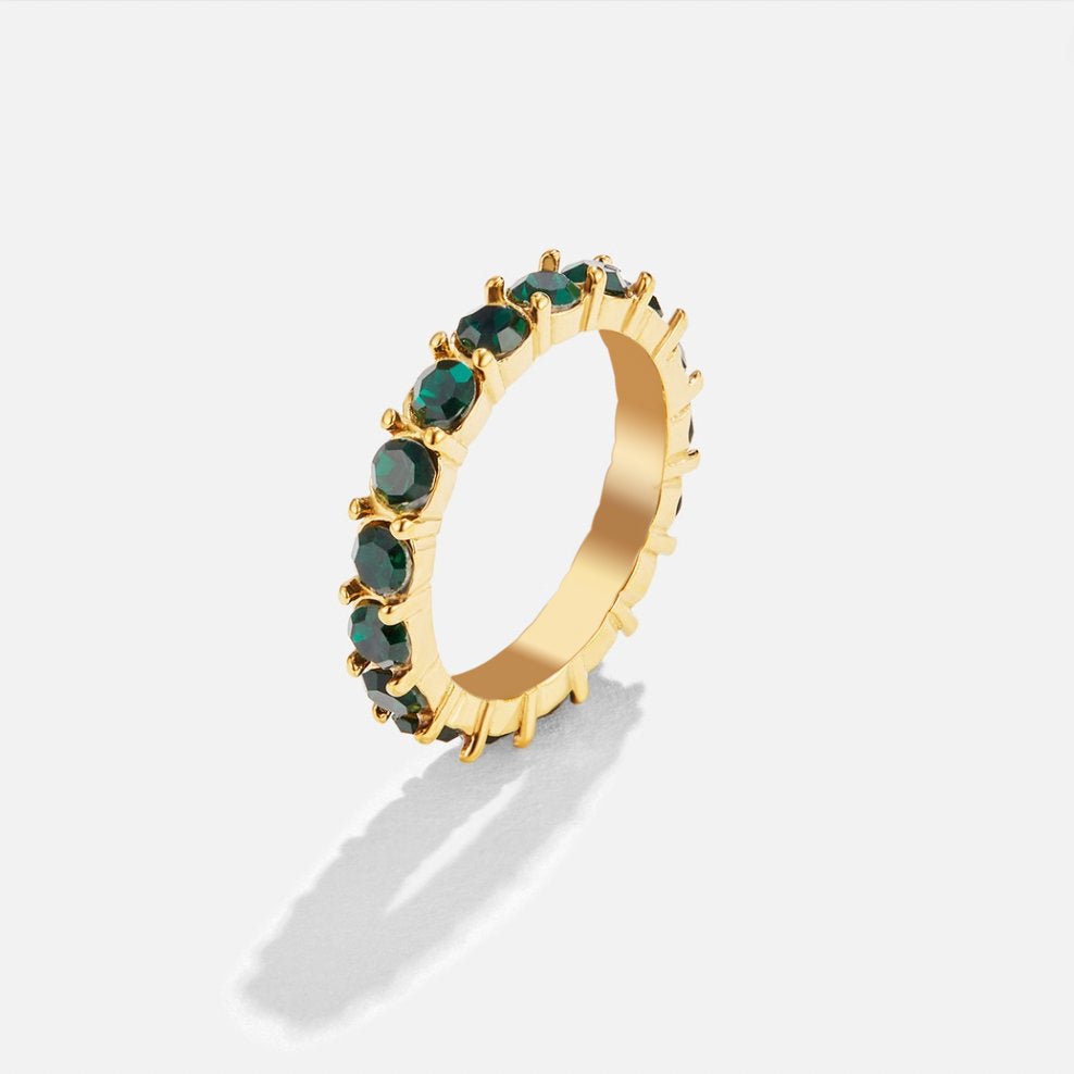 Emerald Green Beauty Crystal Ring
