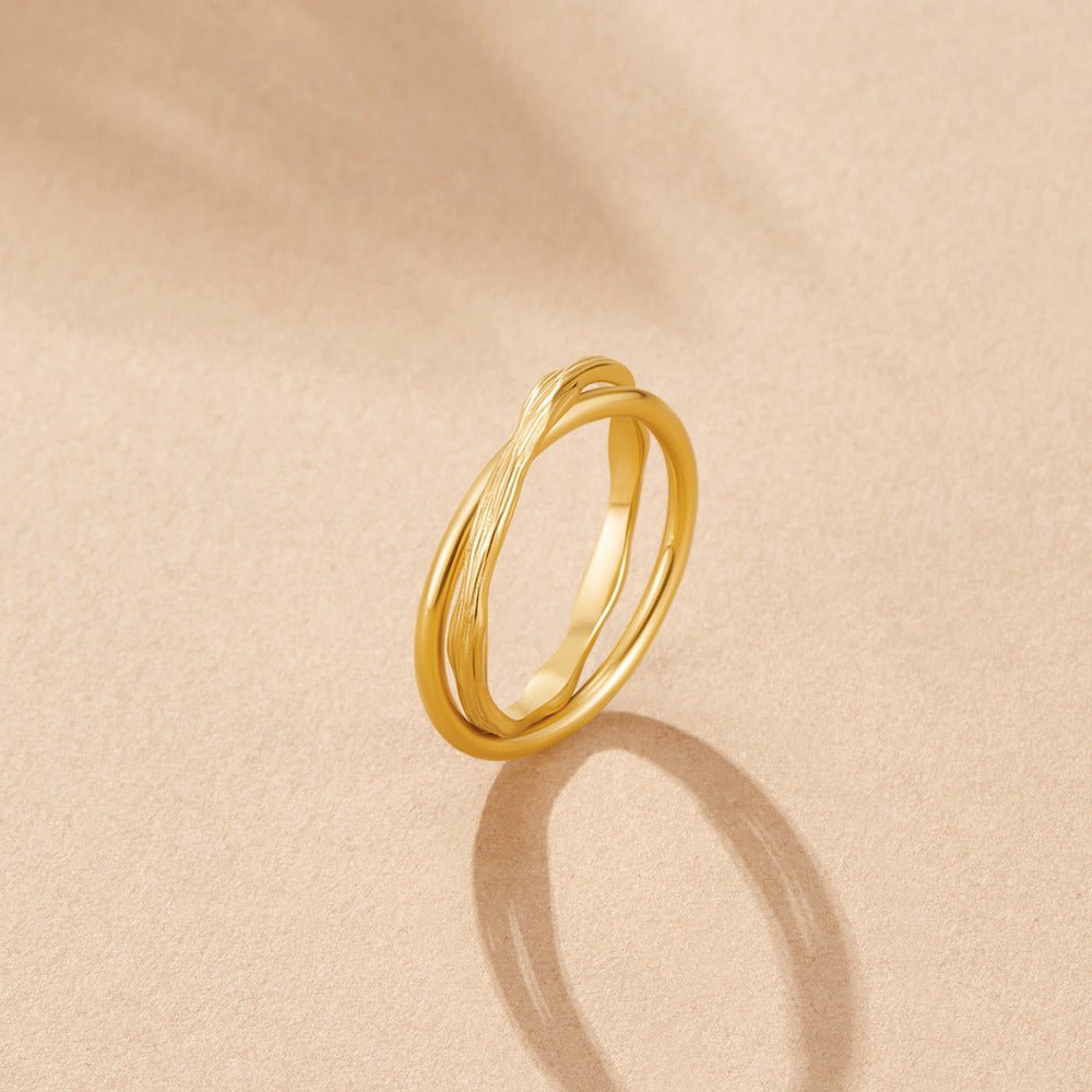 Forever Entwined Gold-Tone Ring