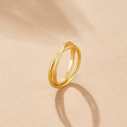 Forever Entwined Gold-Tone Ring